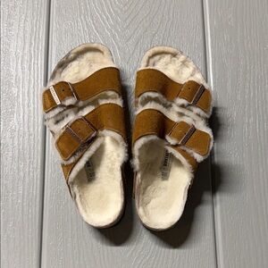 Birkenstock Arizona Shearling Sandals